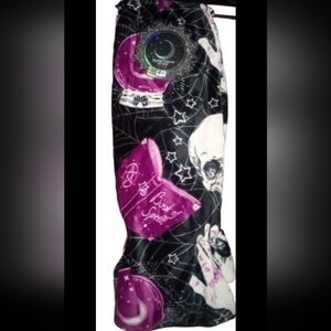 NWT Halloween Ouija Planchette Skull/book of spells throw blanket 50" x 70"